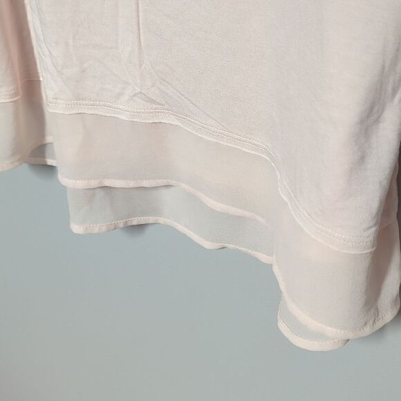 Philosophy Pink V Neck Sleeveless Blouse - Picture 3 of 5